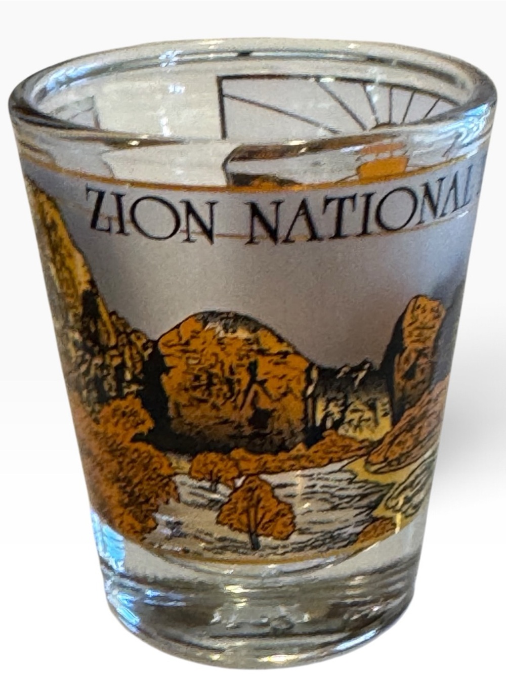 Zion National Park Glass Shot glass